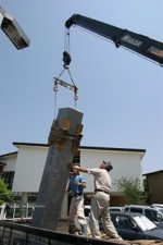 寺標を建てる