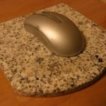 御影石のマウスパッド