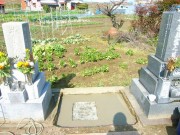 井奈波様　墓石の基礎コンクリート