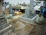 杉山様　墓石回収とコンクリート壊し