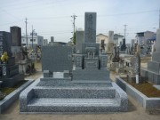 大島石のお墓の完成