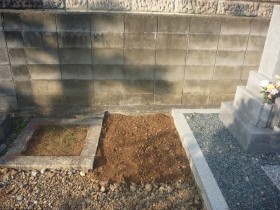 岐阜市教寿寺墓地でお墓の処分撤去工事をしました
