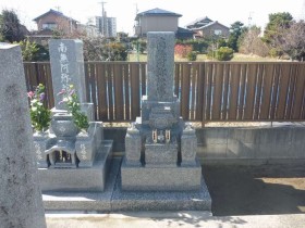 愛知県あま市法光寺墓地で天山石のお墓建立しました