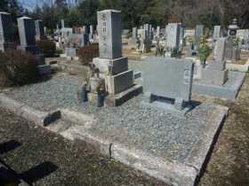 岐阜市市営大洞墓地で墓誌建立しました