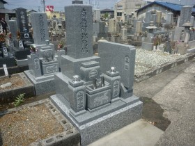 岐阜市立政寺墓地でお墓建立しました　平成25年4月