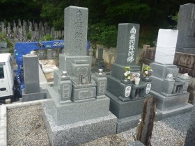 大島石のお墓建立