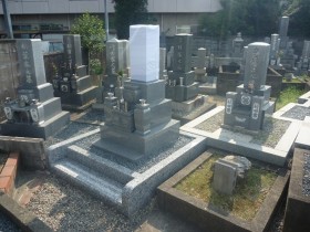 岐阜市観台寺墓地で唐原石のお墓建立しました