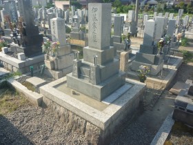 岐阜市柳津地域墓地でお墓リフォーム工事開始しました