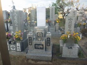 七寸のお墓建立