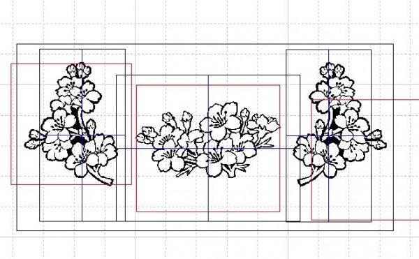 桜の図案