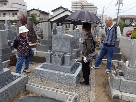 お客様も見学