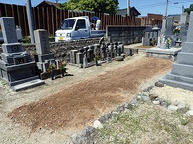 お墓の解体撤去完了　お墓しまい