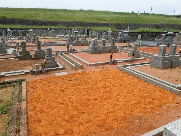 徳風会のお墓の解体撤去工事完了