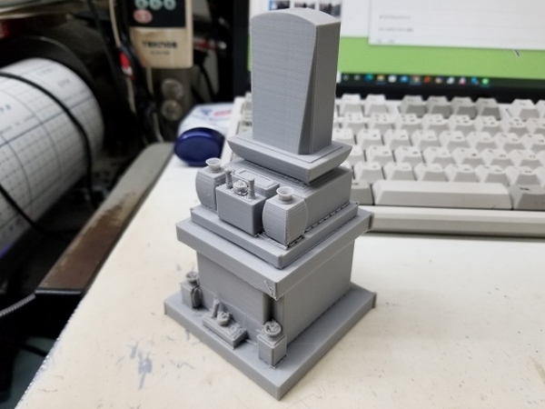 3Dプリンターで作った模型