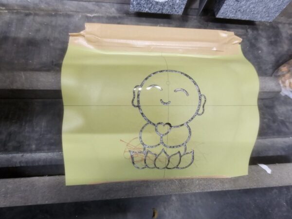 お地蔵さんを彫る前