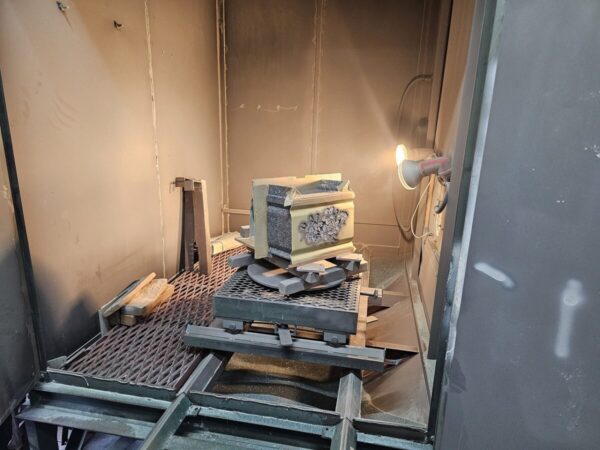 桜を彫ったところ