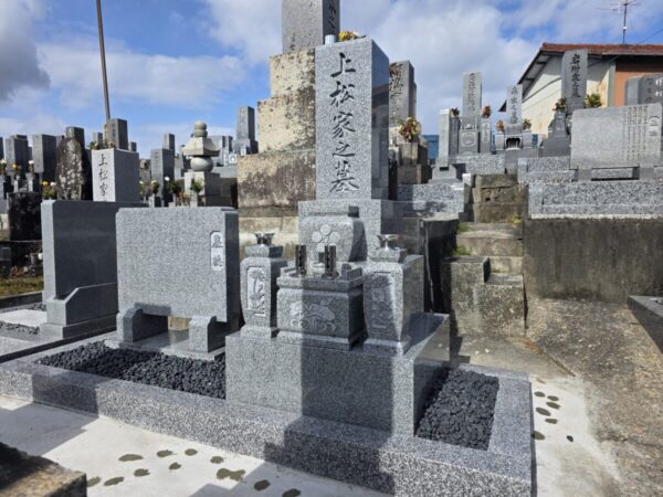 純国産大島石のお墓建立