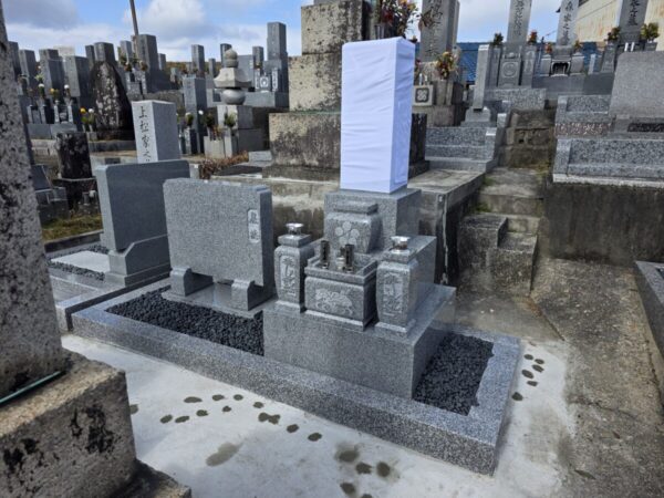 純国産大島石のお墓建立
