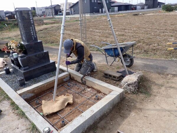 巻石の傾き直し