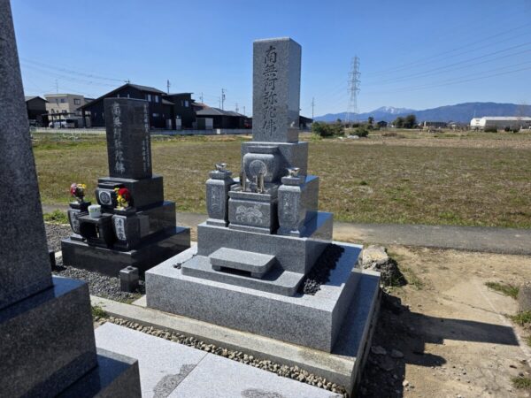 純国産大島石のお墓建立