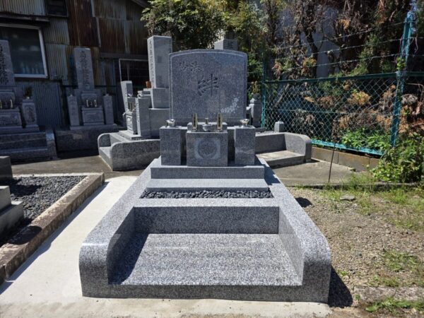 純国産大島石のお墓建立