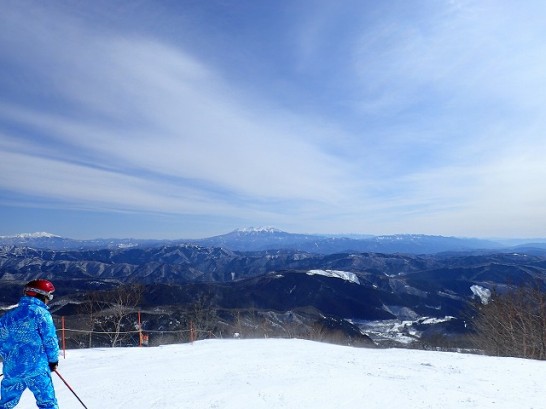 めいほうスキーから見る御嶽山