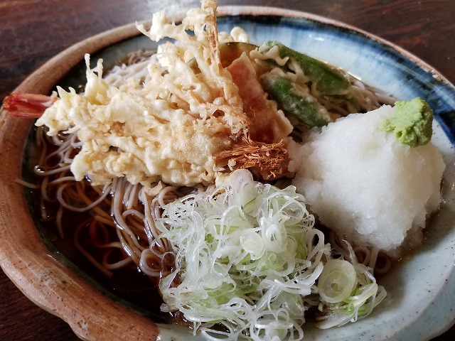 エビ天蕎麦