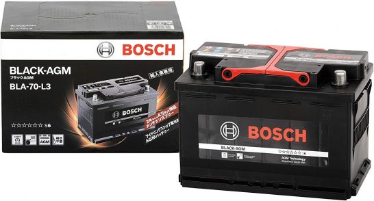 BOSCH  輸入車バッテリー ブラック-AGM BLA-70-L3